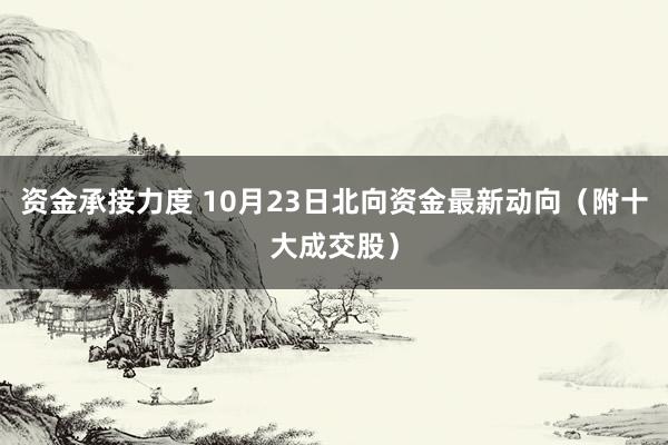 资金承接力度 10月23日北向资金最新动向（附十大成交股）
